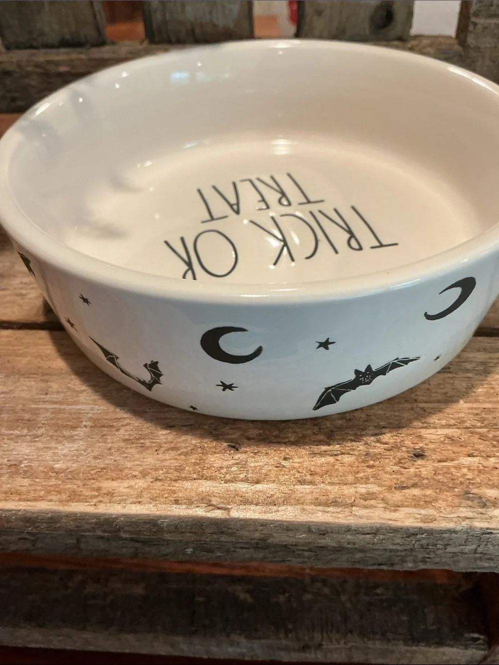 Rae Dunn Halloween Pet Bowl